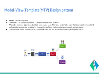 Introduction to Django | PPTX | Web Design and HTML | Internet
