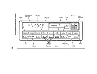 181 
Electronic Stereo Radio with Cassette 
 