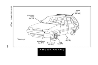 325 
Front Exterior View — Wagon 
 