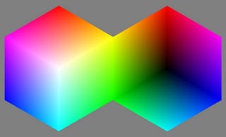 96 Perspectives on the Peace Cubes / Virtual Light & Colour Cubes