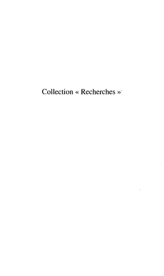 Collection << Recherches   >>.
 