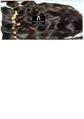 Deep colors ,Very fine wavy, Glossy human hair from Eastern Russia