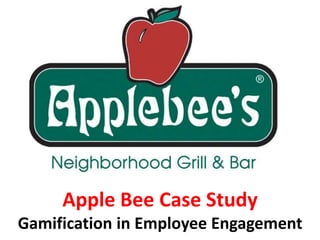 Apple Bee Case Study
Gamification in Employee Engagement
 