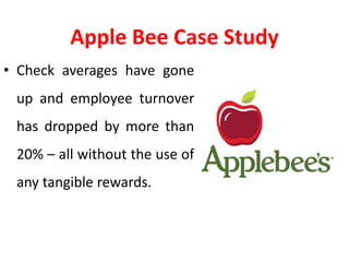 Apple bee case study - Gamification in employee engagement  - Manu Melwin Joy
