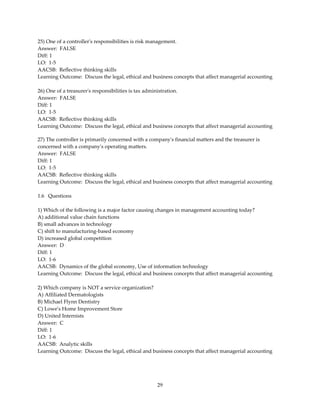 Test Bank for Introduction to Management Accounting, 16th Edition ...