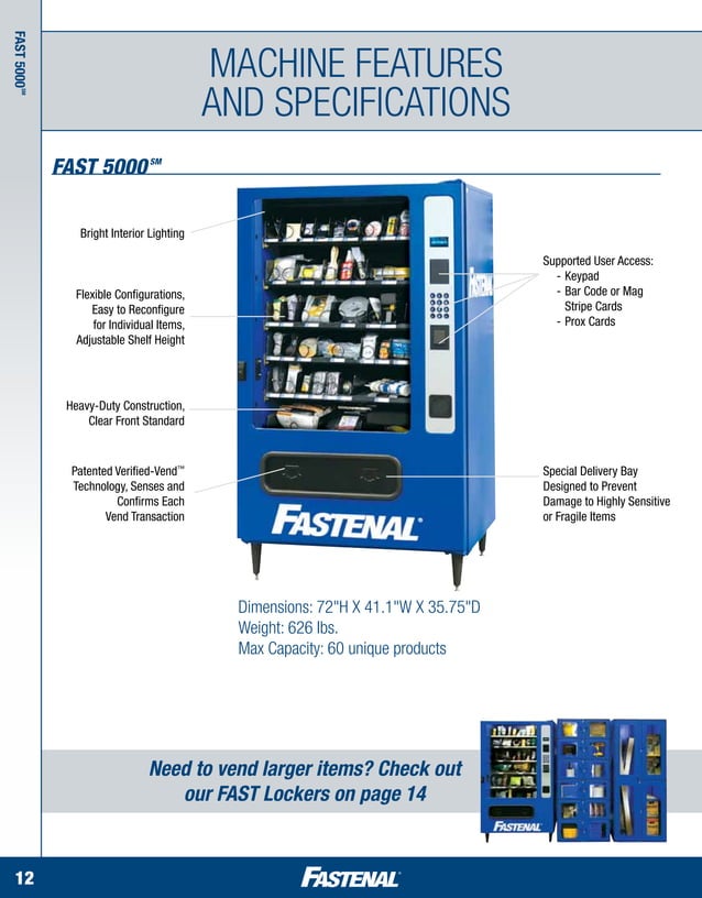 FAST Solutions "AllInclusivw Guide TO Fastenal's Vending Solutions" PDF