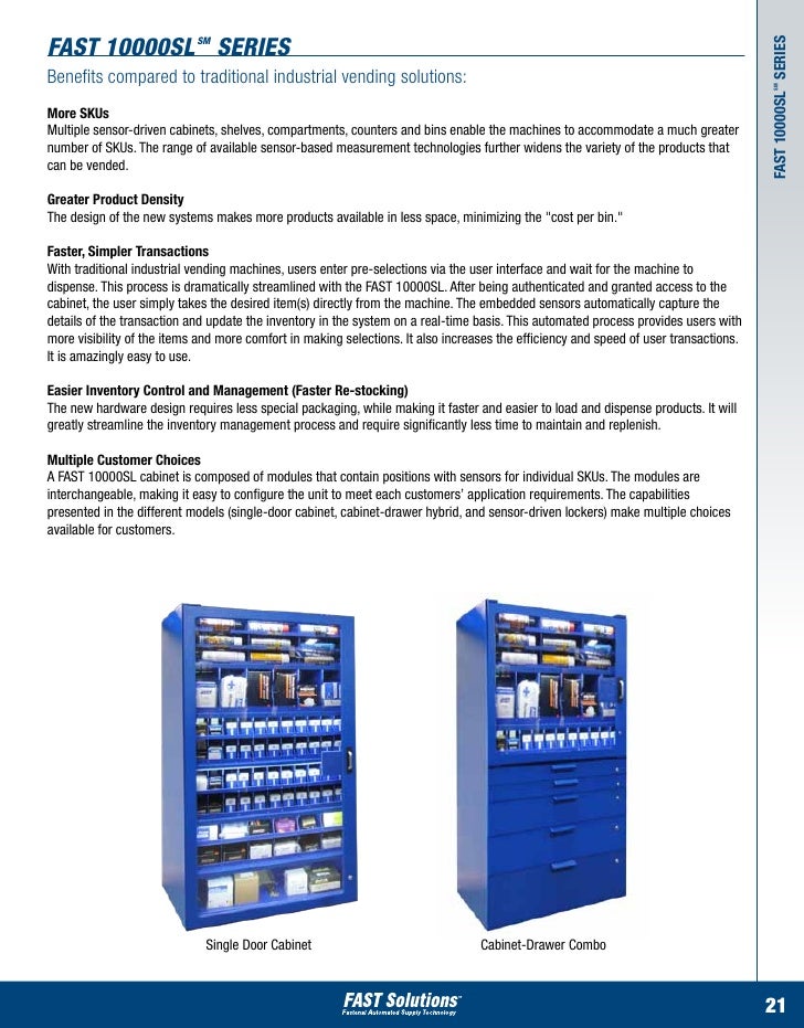 FAST Solutions All Inclusivw Guide TO Fastenal s Vending Solutions 