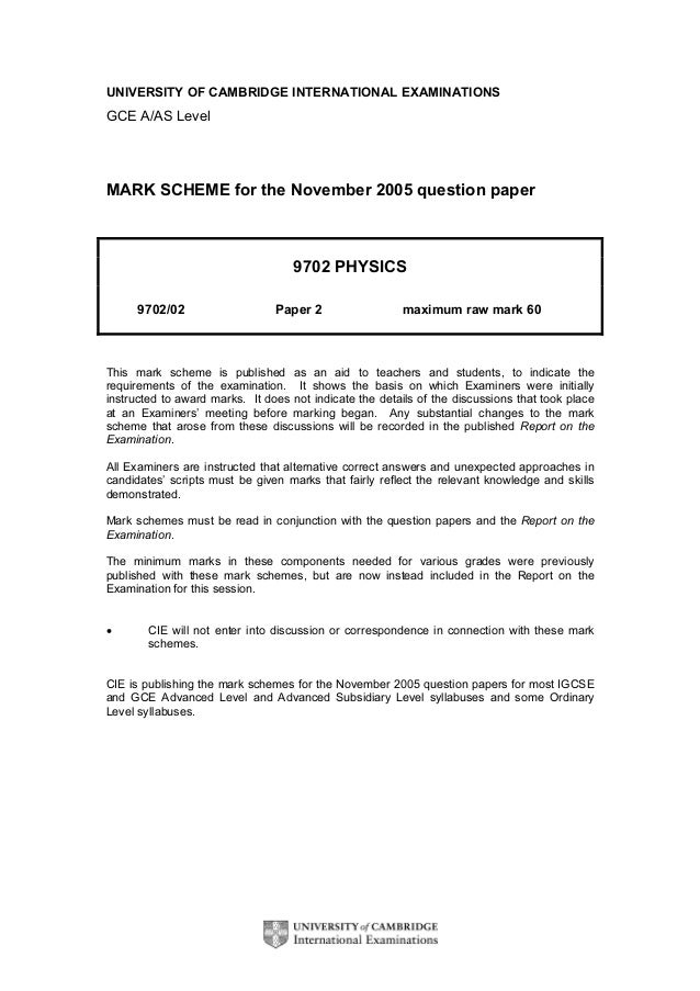 9702 W05 Ms All 9702 W05 Ms All