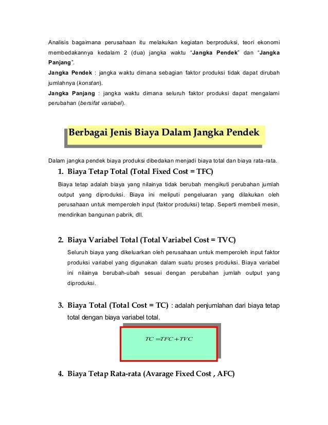 Biaya Eksplisit Implisit Dan Biaya Ekonomi Main Game 2