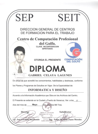 CG - Informática y diseño Diploma