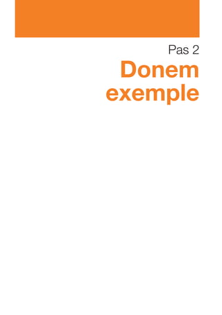 Pas 2
 Donem
exemple
 