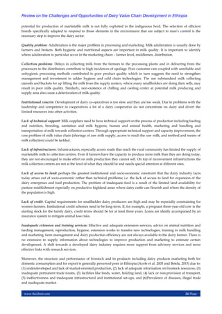 Curated visual reference: Visual Reference: Review On The Challenges And Opportunities Of Dairy Value Chain
