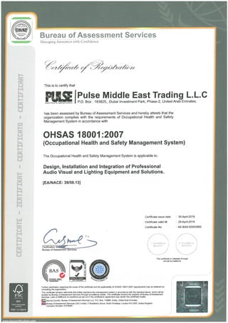 OHSAS 18001 