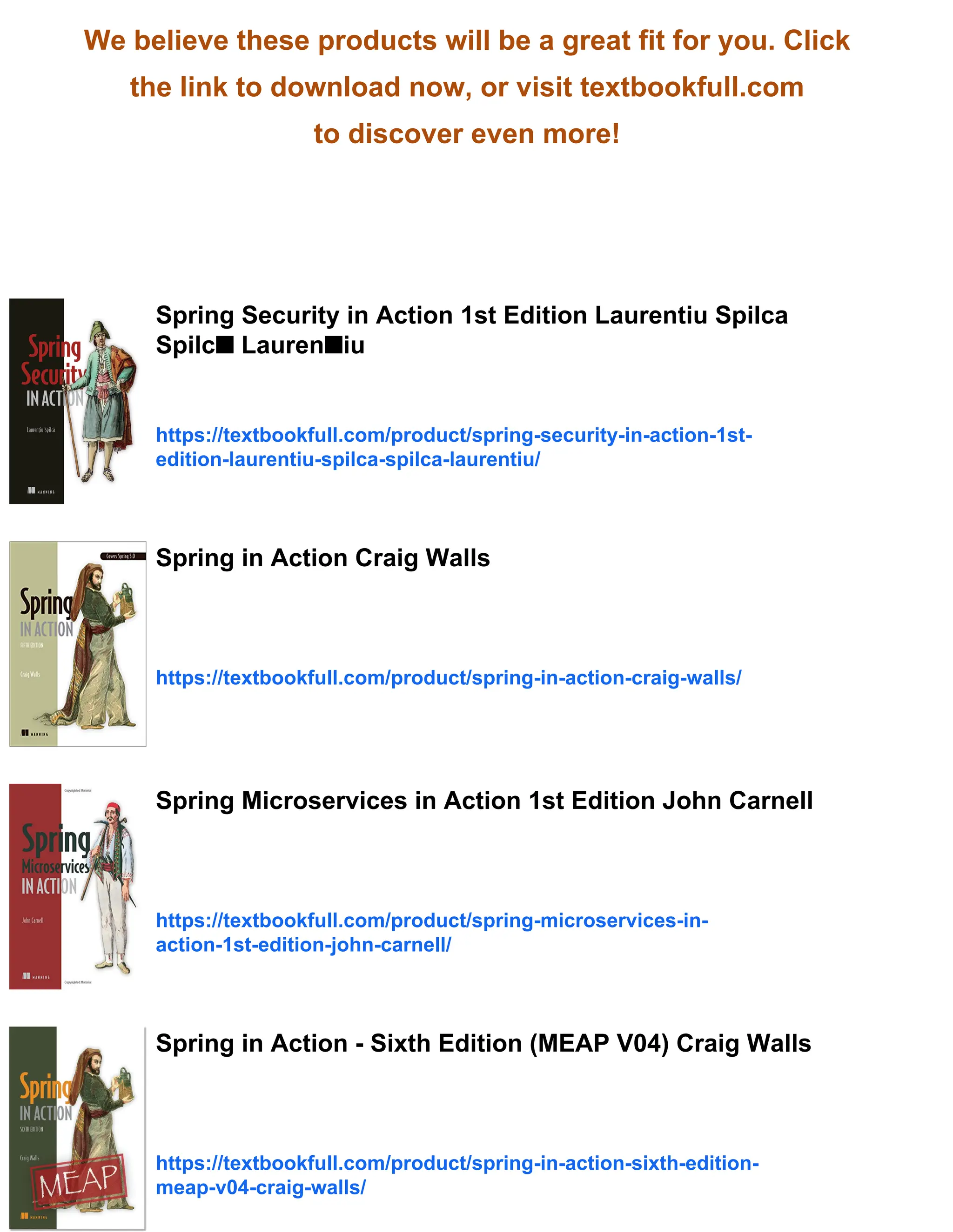 Spring Security in Action 1st Edition Laurentiu Spilca Spilcă Laurenţiu |  PDF