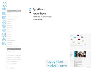 971030 ［討論］現有公共單車系統視覺識別