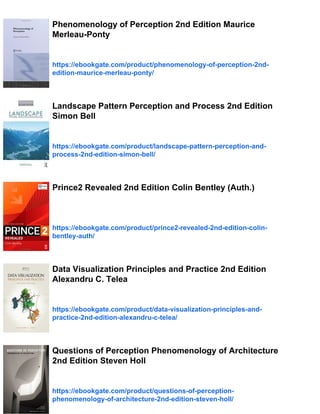 Information Visualization Perception for Design 2nd Edition Colin Ware ...