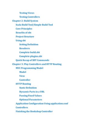 Introducing Play Framework Java Web Application Development Second ...