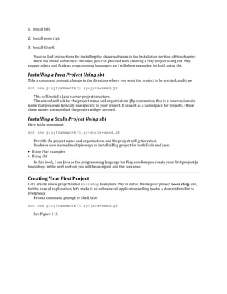 Introducing Play Framework Java Web Application Development Second ...