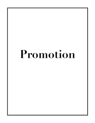 Promotion
 
