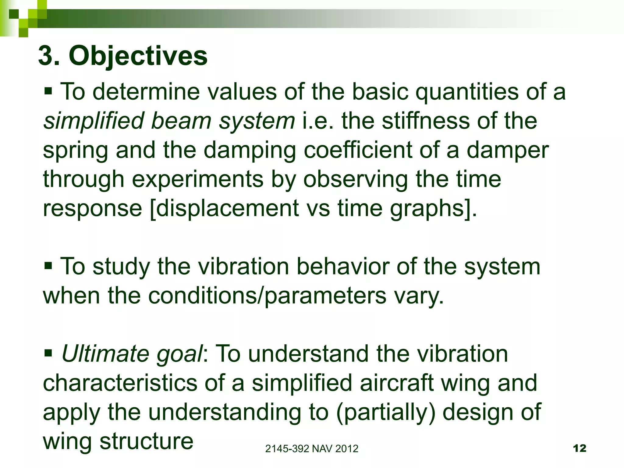 Aerospace Engineering Laboratory II Vibration of Beam | PDF