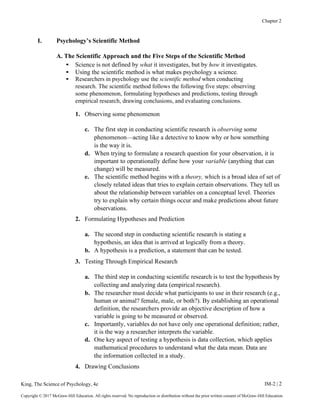 Comprehensive Guide to Psychology's Scientific Method and Research ...