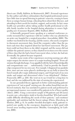 Quality Caring in Nursing Dr. Joanne Duffy | PDF