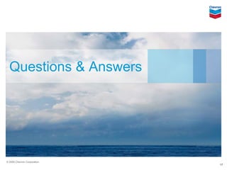 Chevron Q4 2008 earnings release