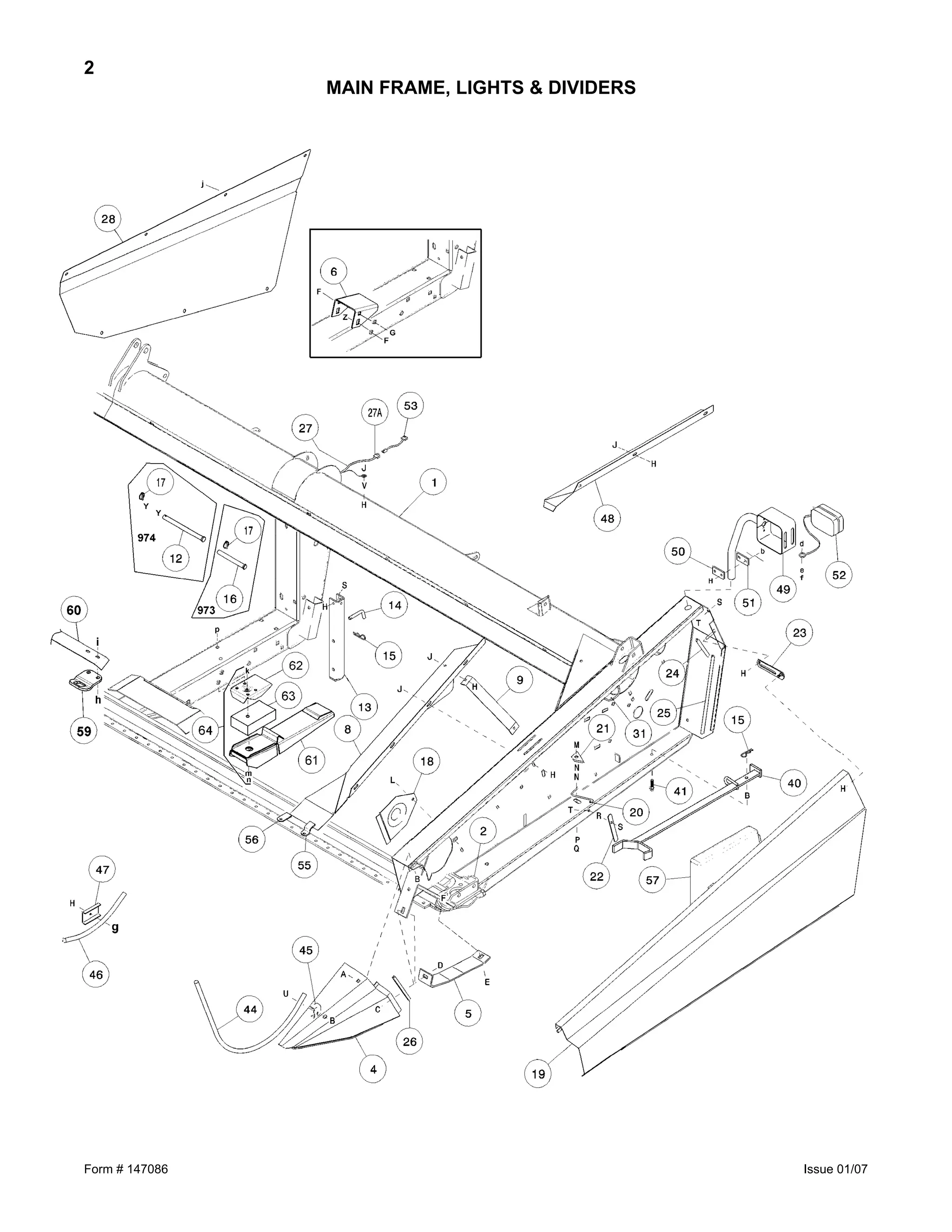 Macdon 973 hh and 974 fd parts catalog PDF