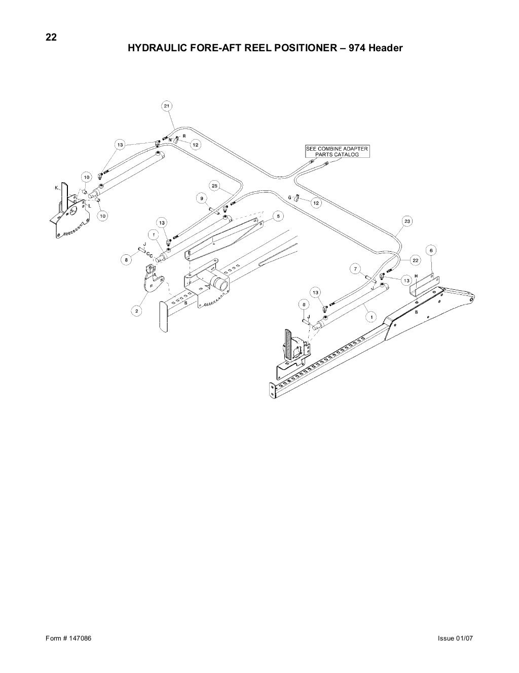 Macdon 973 hh and 974 fd parts catalog