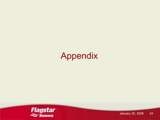Flagstar Bancorp Q42008 earnings report