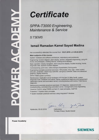 Ismail Certificates | PDF