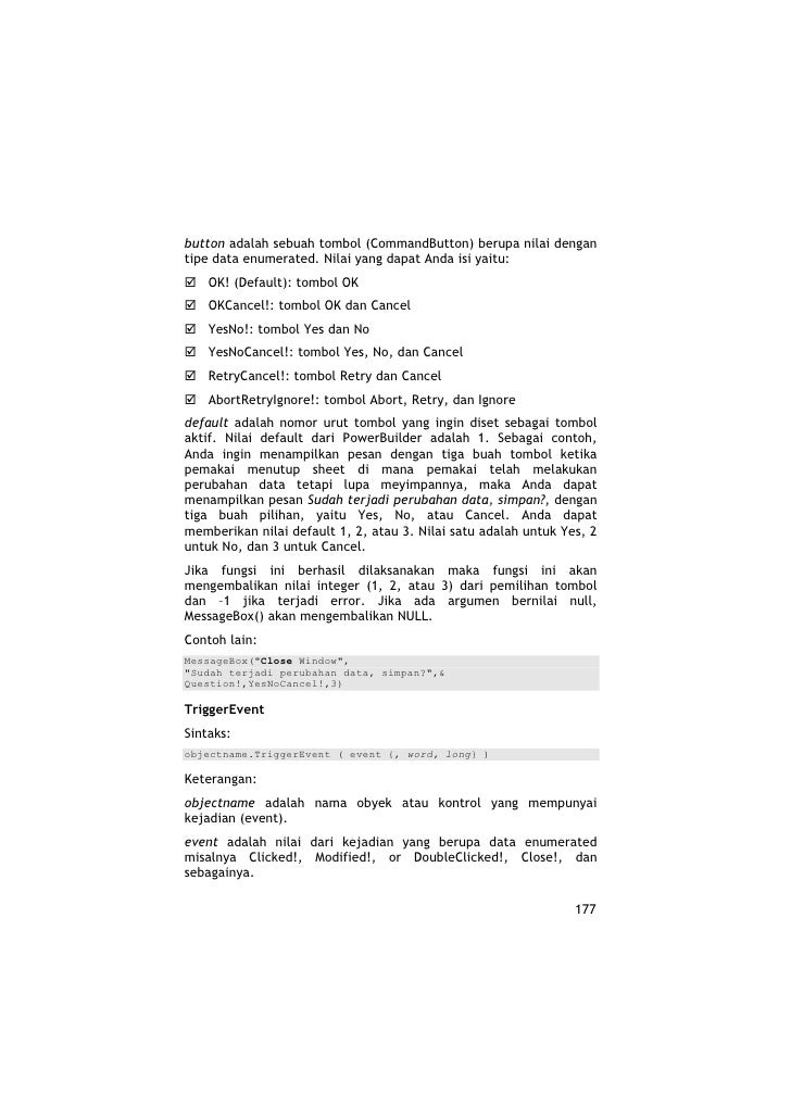 Membuat Aplikasi GL dengan PowerBuilder 9.0 dan SQL Server 