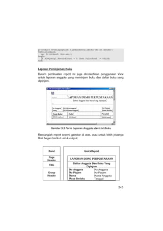 Pemrograman Delphi dgn SQL Server | PDF