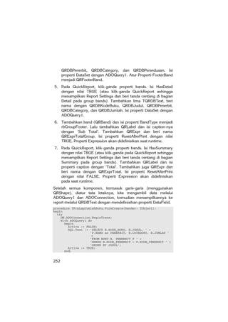 Pemrograman Delphi dgn SQL Server | PDF