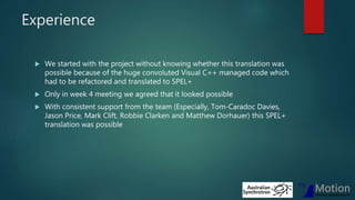 MX Sample Mounting – SPEL+ Presentation | PPTX