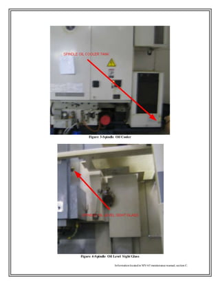 Informationlocatedin MV-65 maintenance manual, section C.
Figure 3-Spindle Oil Cooler
Figure 4-Spindle Oil Level Sight Glass
 