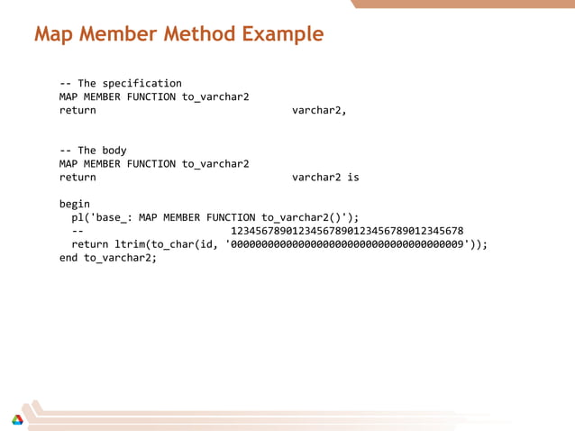 Object-oriented Development with PL-SQL | PPT