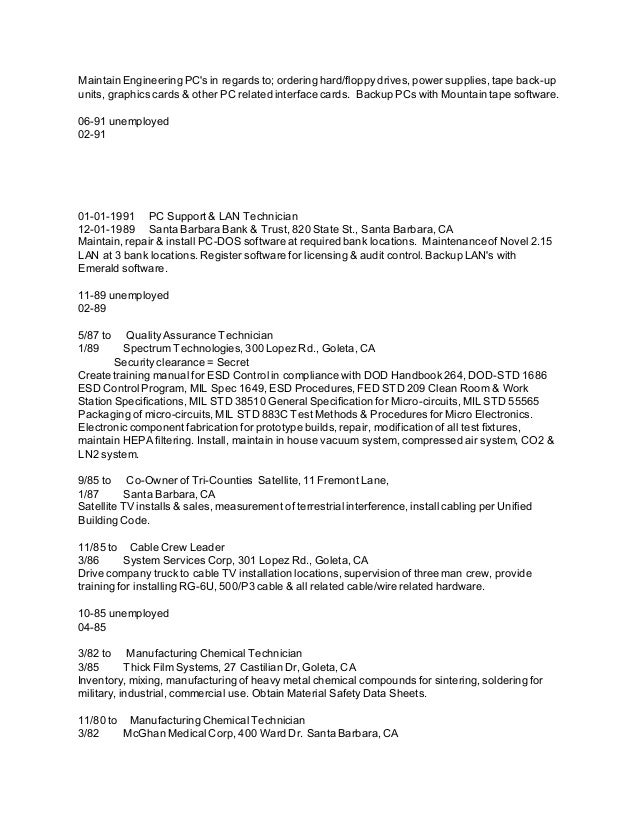 Ucsb career services resume help