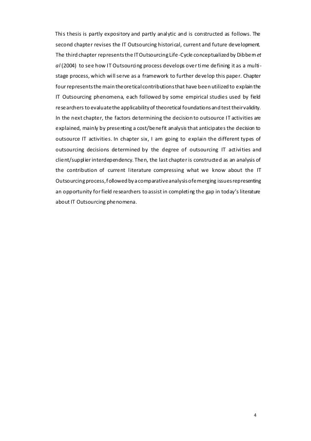Dissertation proposal outsourcing