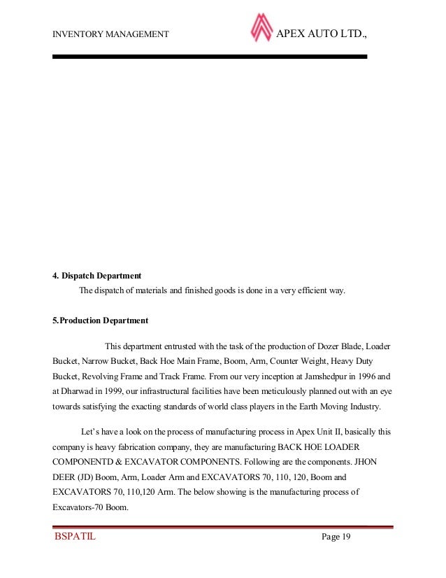 inventory management project report Hi, will be uploading the full completed project report shortly for now will now upload the basic information abt the report advertisements. inventory management project report Hi, will be uploading the full completed project report shortly for now will now upload the basic information abt the report advertisements.