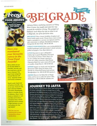 Feast Magazine, April 2012