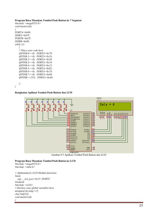 97674720 buku-mikrokontroler-atmega8535-dengan-codevisionavr | PDF