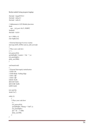 Buffer With Sprintf Example Code 97674720 buku-mikrokontroler-atmega8535-dengan-codevisionavr | PDF
