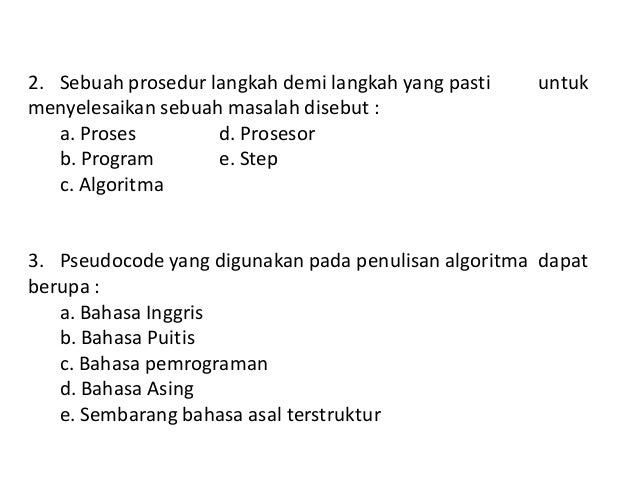12+ Pseudocode Yang Digunakan Pada Penulisan Algoritma Berupa