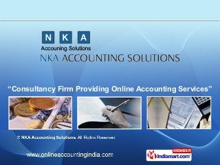 “Consultancy Firm Providing Online Accounting Services”
 