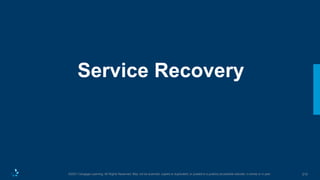 210
©2021 Cengage Learning. All Rights Reserved. May not be scanned, copied or duplicated, or posted to a publicly accessible website, in whole or in part.
Service Recovery
 