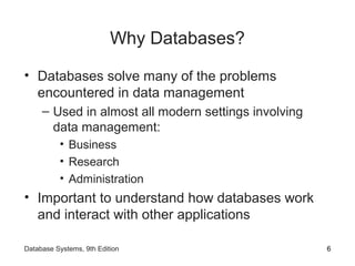 Fundamentals of Database ppt ch01 | PPT