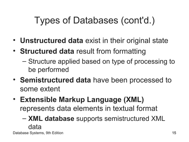 Fundamentals of Database ppt ch01 | PPT