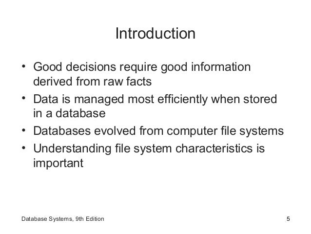 Database Processing Fundamentals Design And Implementation Ninth Edition