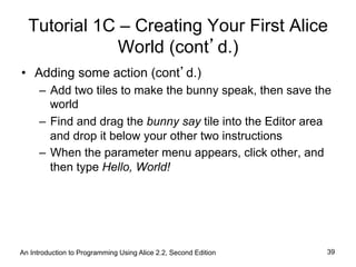 Alice ppt ch01 | PDF